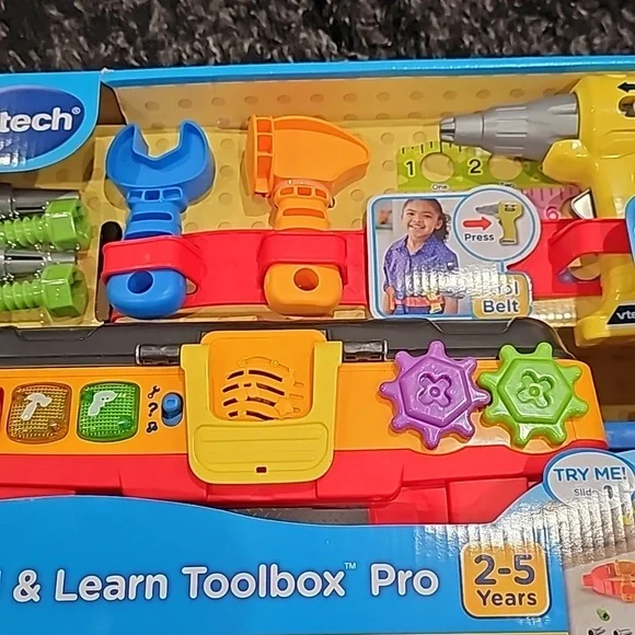 NWT Vtech Drill & Learn Toolbox - Picture 5 of 13